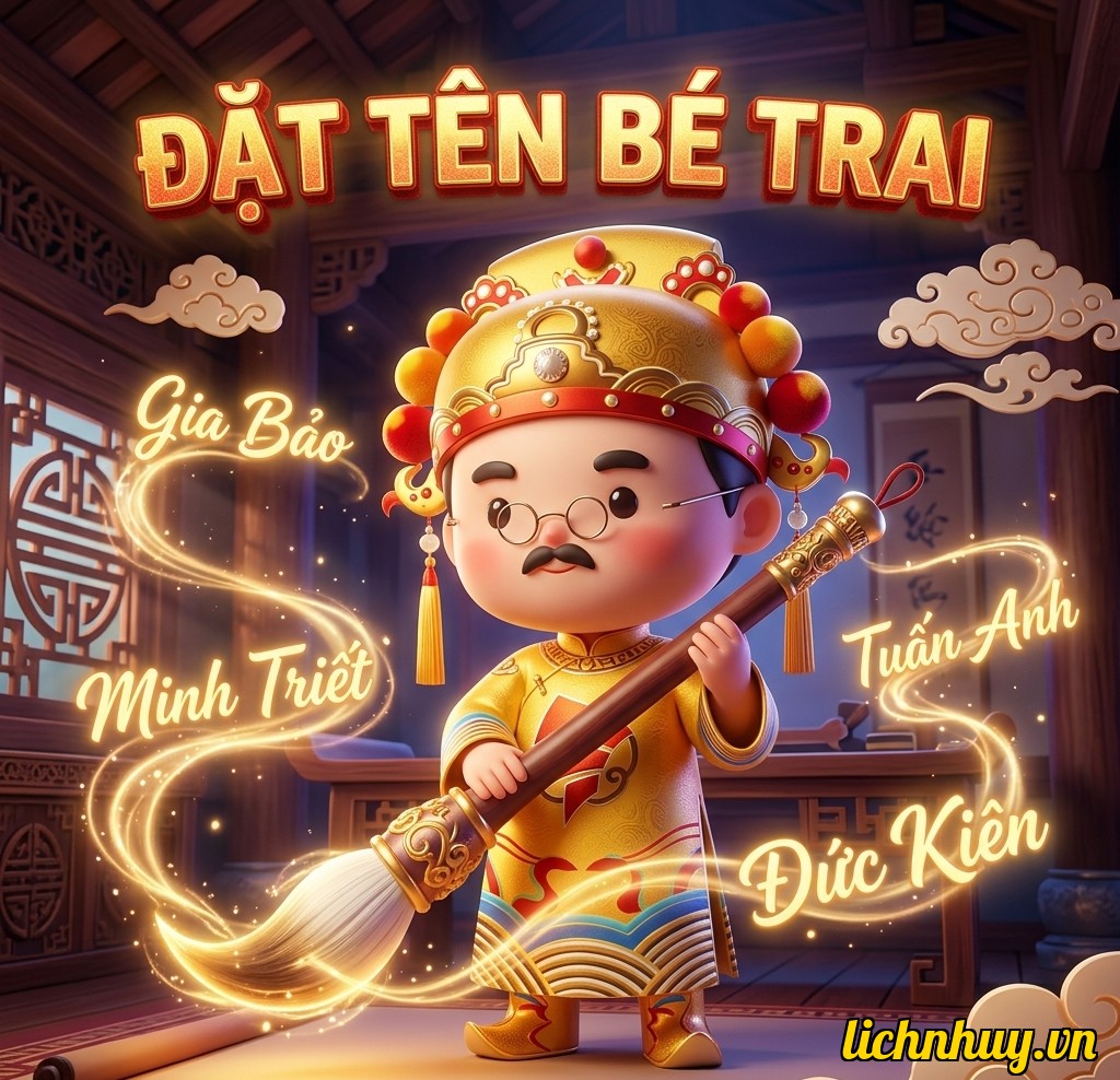 Cách đặt tên con trai năm 2026 bính ngọ hợp phong thủy ngũ hành mang lại vinh hoa