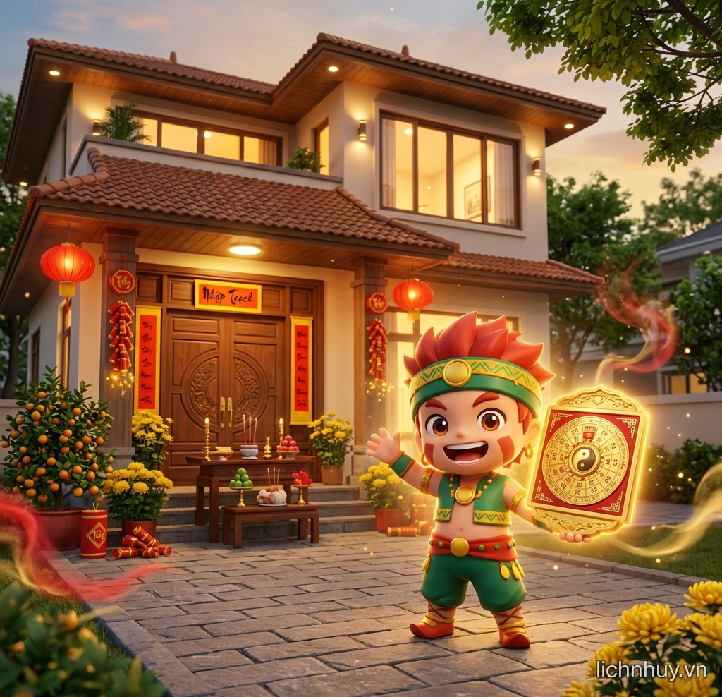 Xem ngày nhập trạch 2026 chuẩn phong thủy