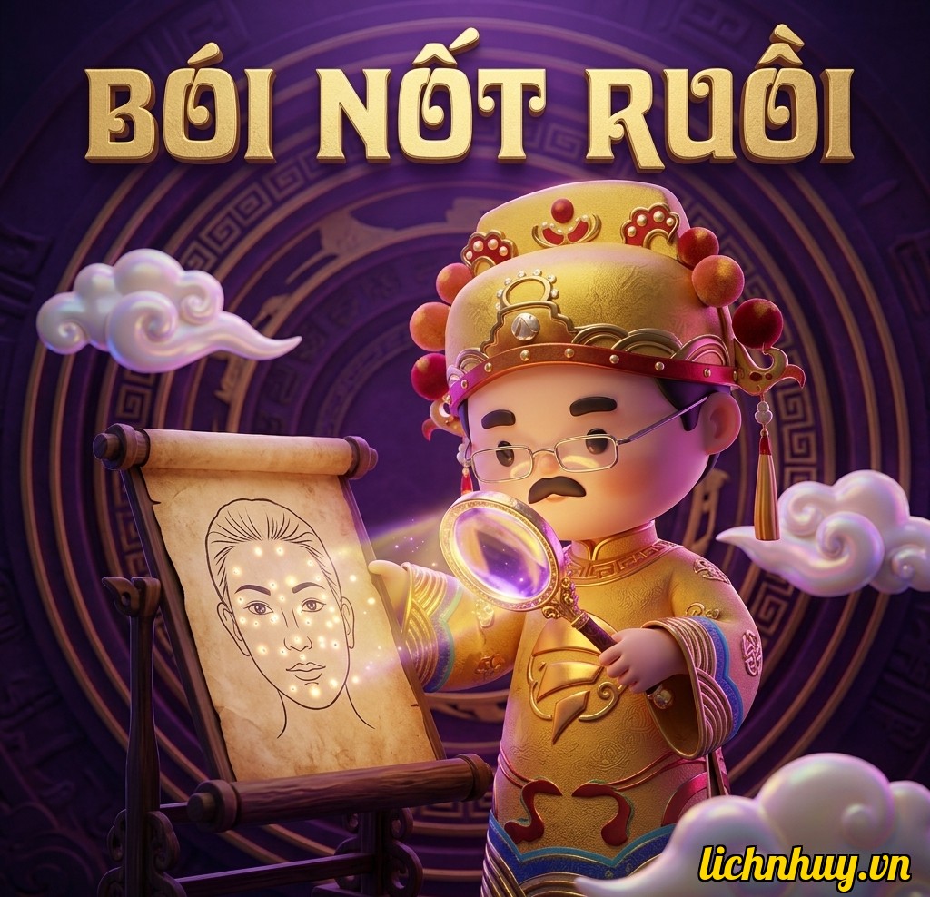 chuyên gia nhân tướng học xem bói nốt ruồi trên khuôn mặt để giải mã vận mệnh