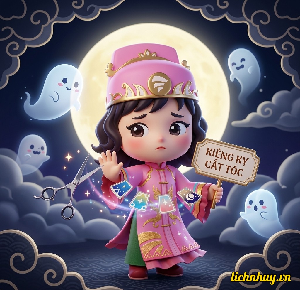Những thời điểm cấm kỵ đụng dao kéo lên mái tóc