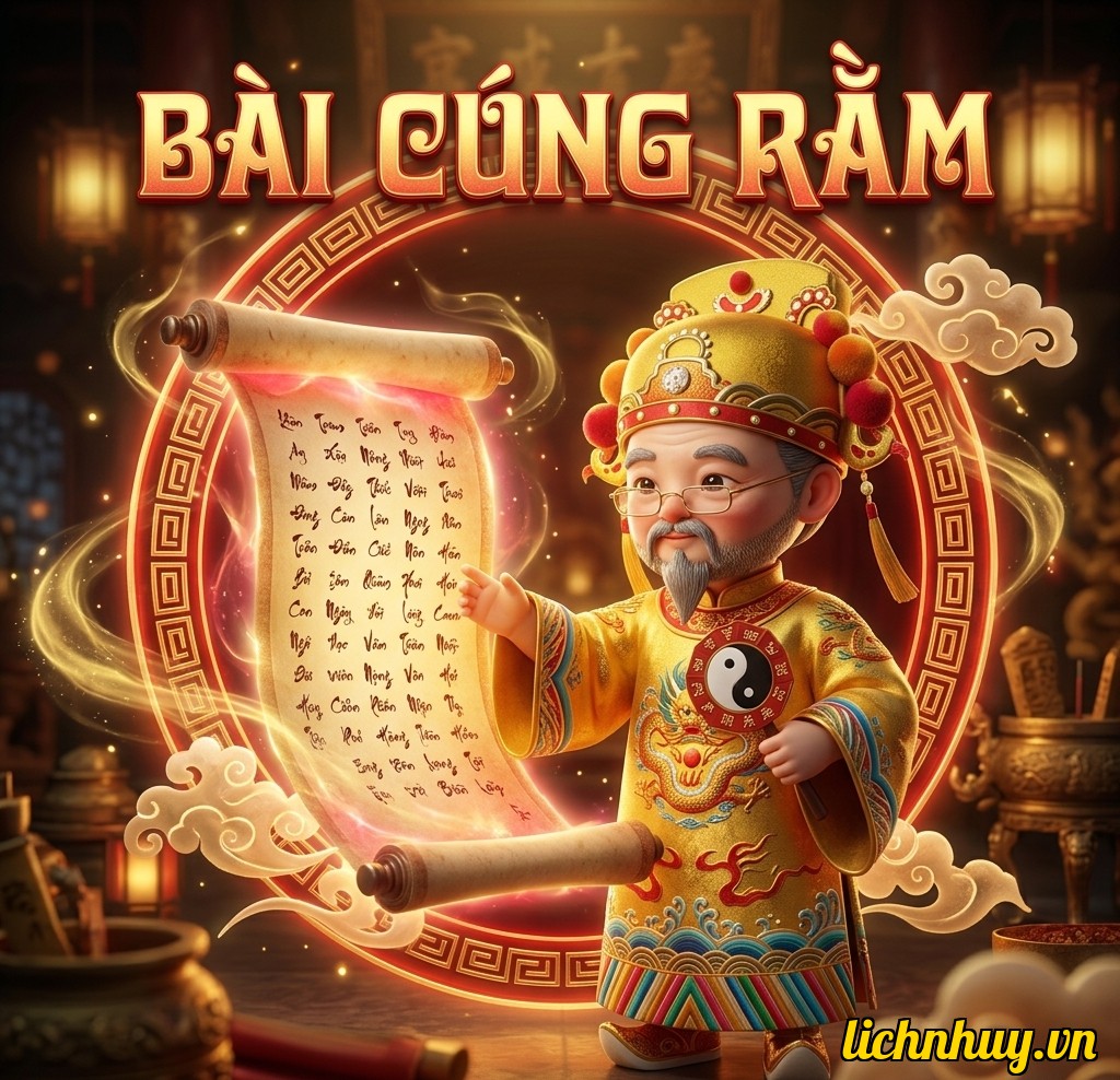 văn khấn mùng 1 chuẩn phong thủy tâm linh và đạo giáo