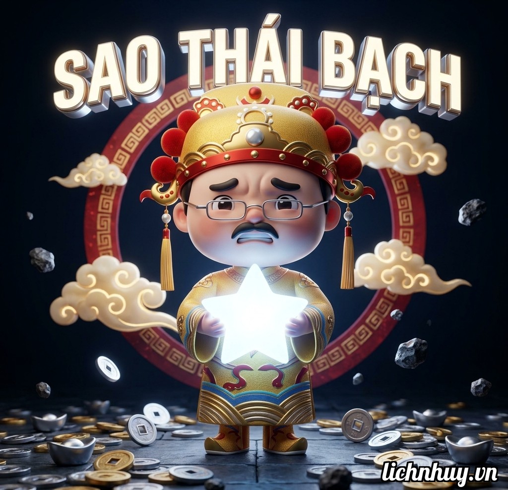 hóa giải sát khí của hung tinh cực xấu là sao thái bạch