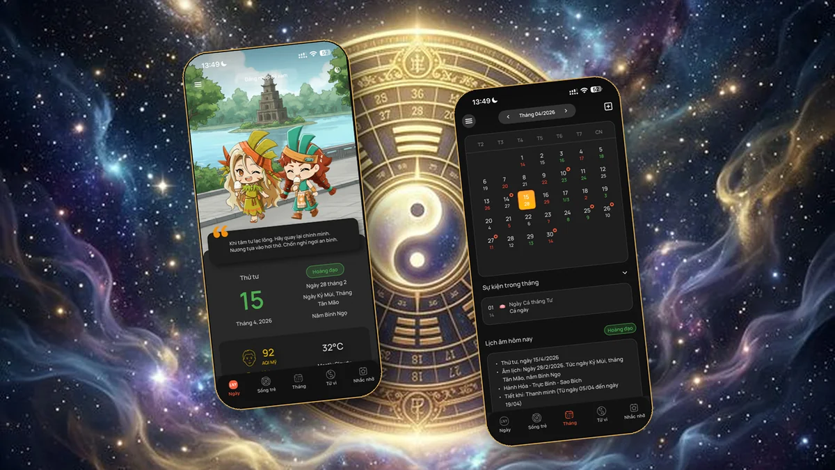 lịch vạn niên 2026 - xem ngày hoàng đạo trực tiếp trên Lịch Như Ý