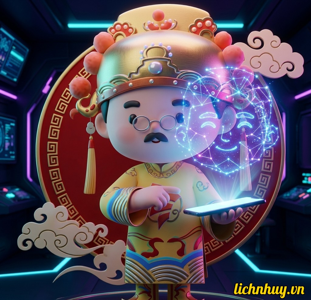 công nghệ hologram giúp xem bói nốt ruồi và nhân tướng học chính xác