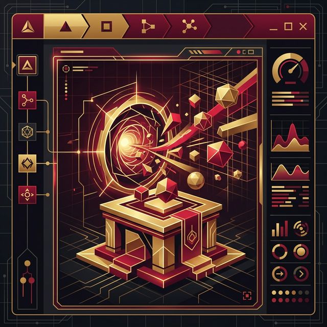 mâm cúng đàn tràng hình học đỏ rực để đọc văn khấn giao thừa 2026 Bính Ngọ